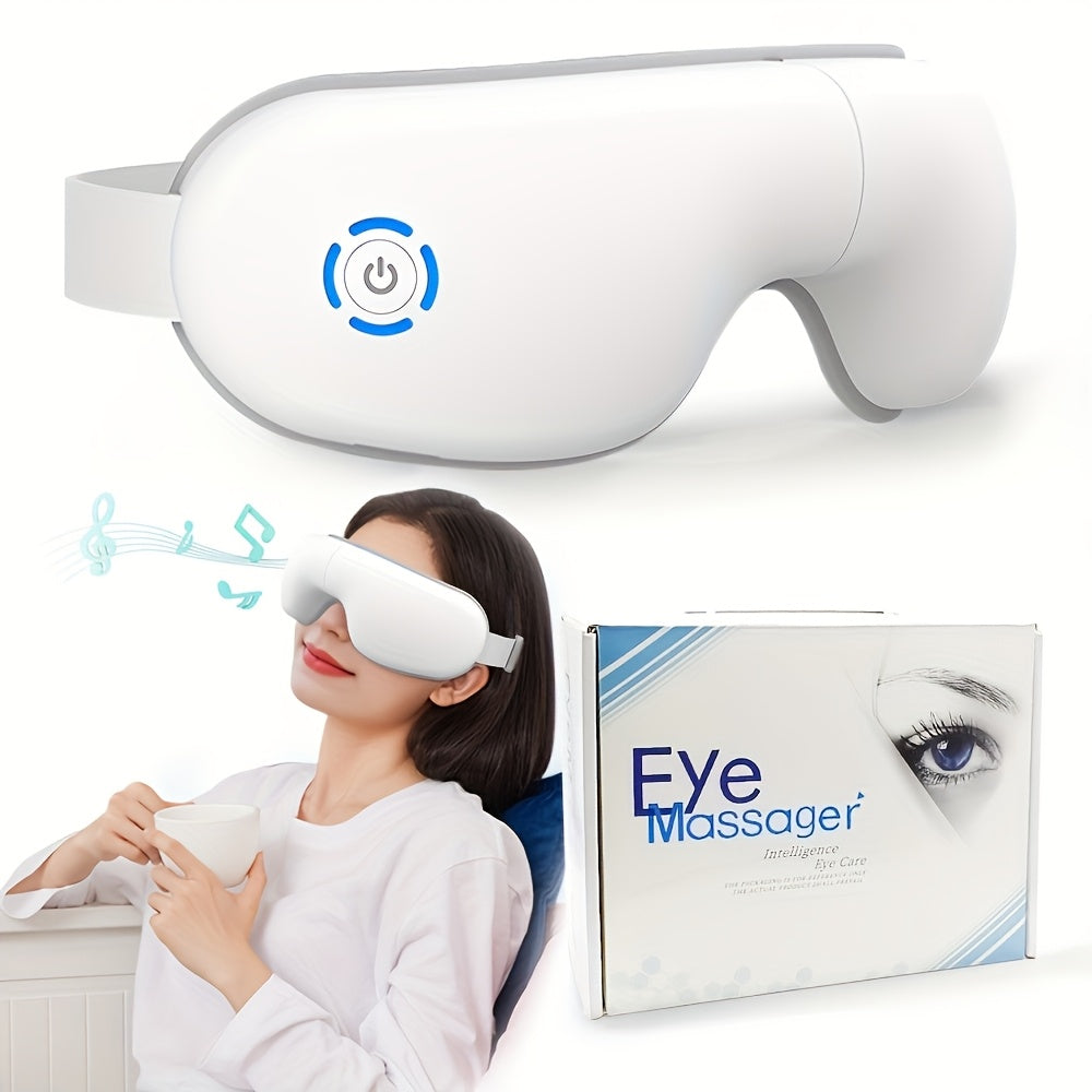 NNETM 4D Portable Eye Massager with Heat & Music-2