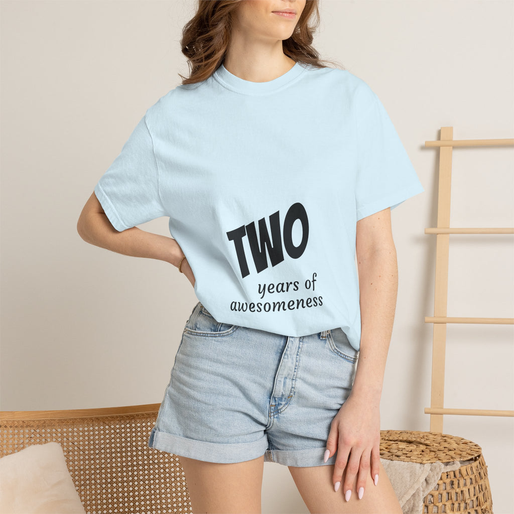 2 Years of Awesomeness T-Shirt — Toddler/Child 2nd Birthday Tee