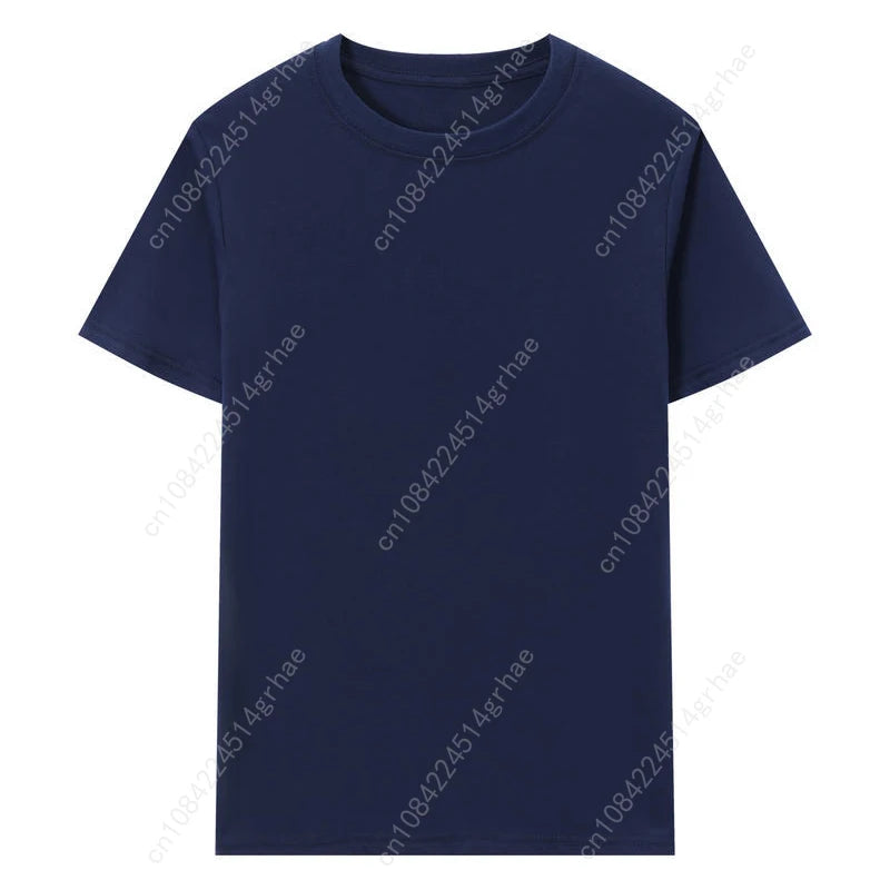 Men's T-Shirt Solid Color Short-Sleeved Summer Comfortable Casual For Men Women T-Shirt Black White Gray Unisex