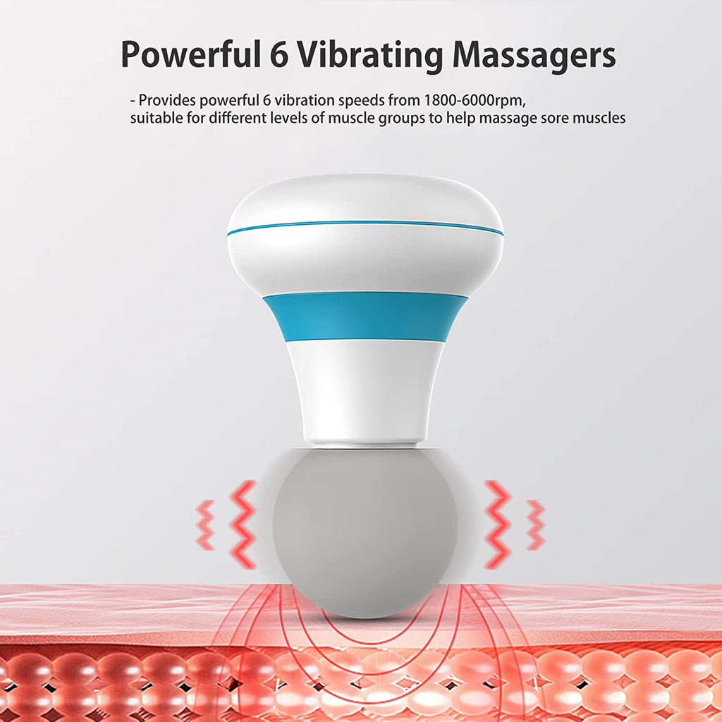 NNETM Professional Handheld Massager Wand – Powerful 6-Mode(White)-3