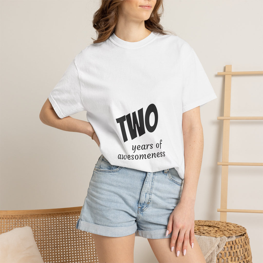 2 Years of Awesomeness T-Shirt — Toddler/Child 2nd Birthday Tee