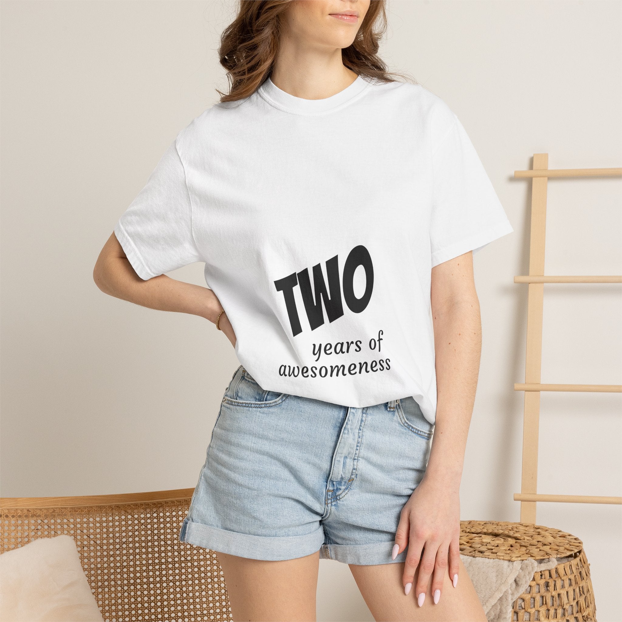 2 Years of Awesomeness T-Shirt — Toddler/Child 2nd Birthday Tee