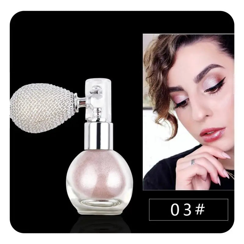 NNETM Sparkle Glitter Body Powder - Highlighter Spray Shimmer for Face and Body Makeup-7