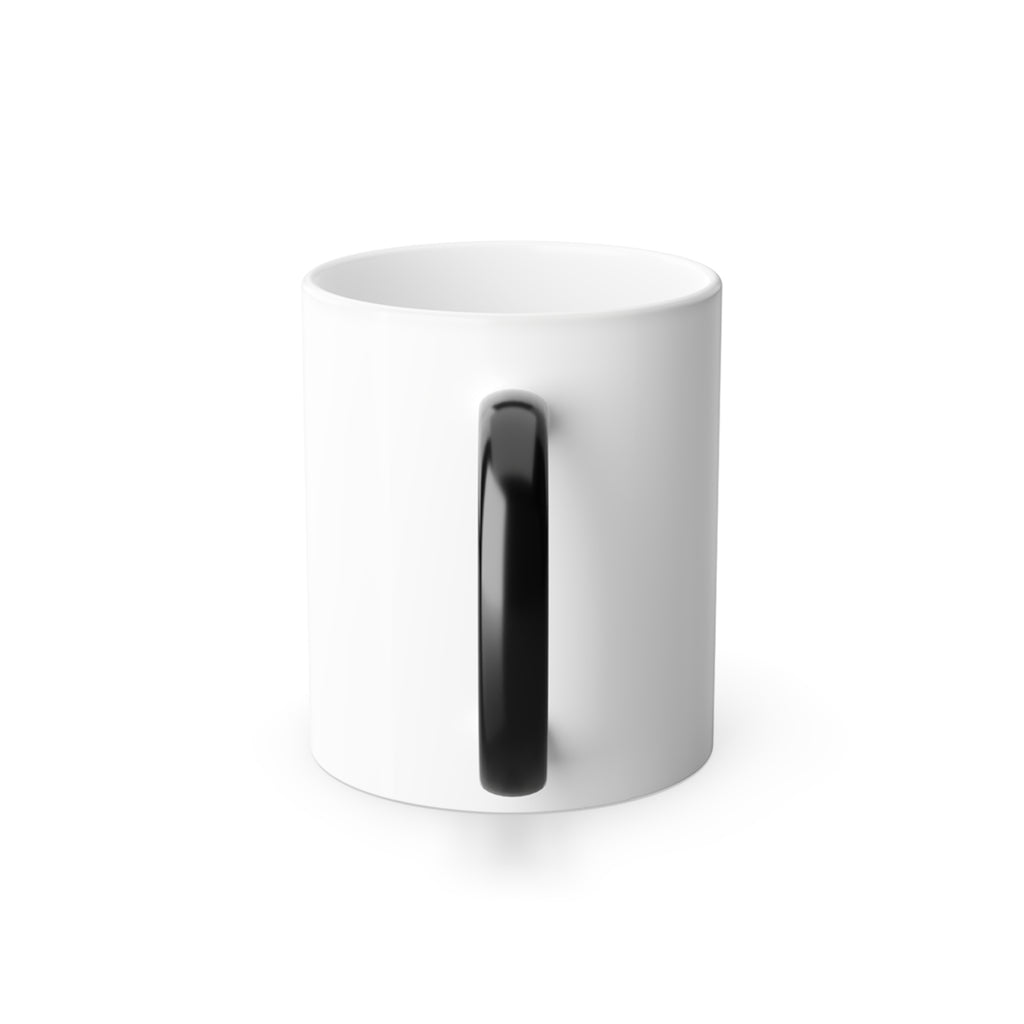 Color Morphing Mug — Retro Geometric Heat-Changing 11oz Coffee Cup