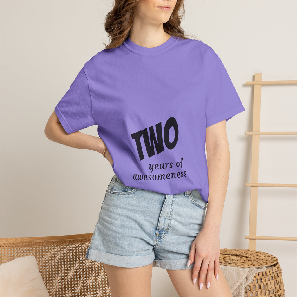 2 Years of Awesomeness T-Shirt — Toddler/Child 2nd Birthday Tee