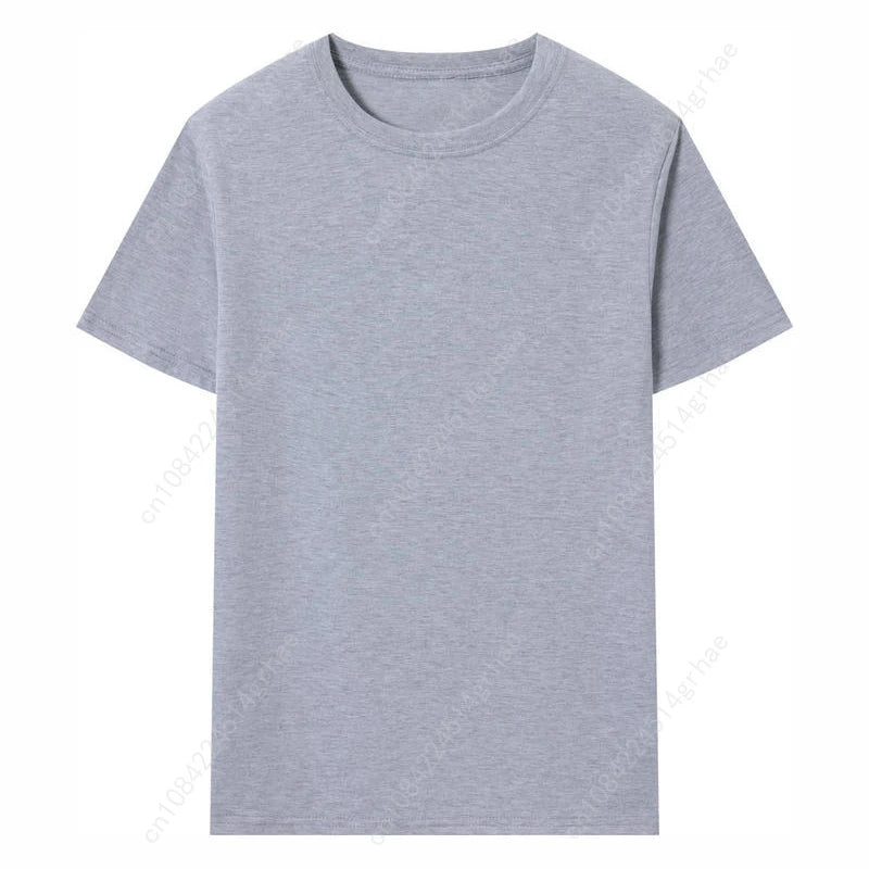 Men's T-Shirt Solid Color Short-Sleeved Summer Comfortable Casual For Men Women T-Shirt Black White Gray Unisex