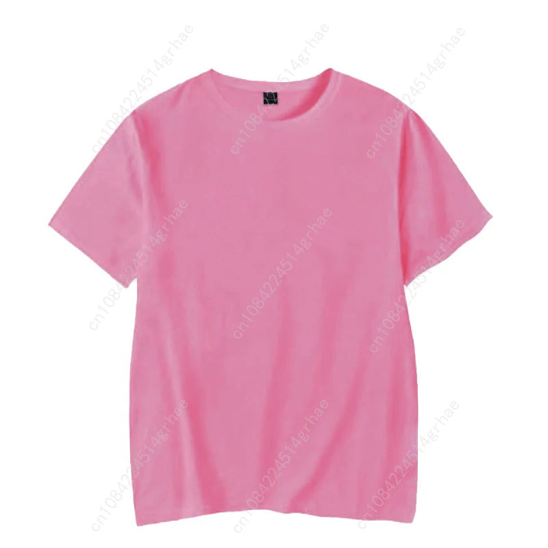 Men's T-Shirt Solid Color Short-Sleeved Summer Comfortable Casual For Men Women T-Shirt Black White Gray Unisex