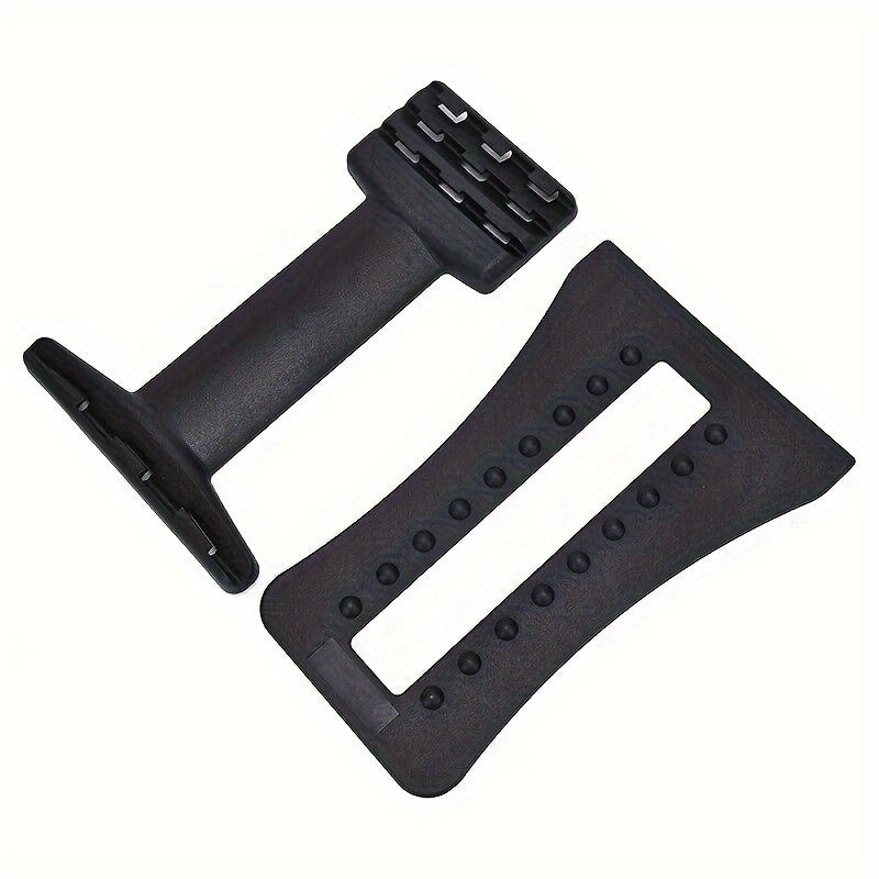 NNETM Back Magic Stretcher & Lower Lumbar Support - Spine Massager(Black)-4
