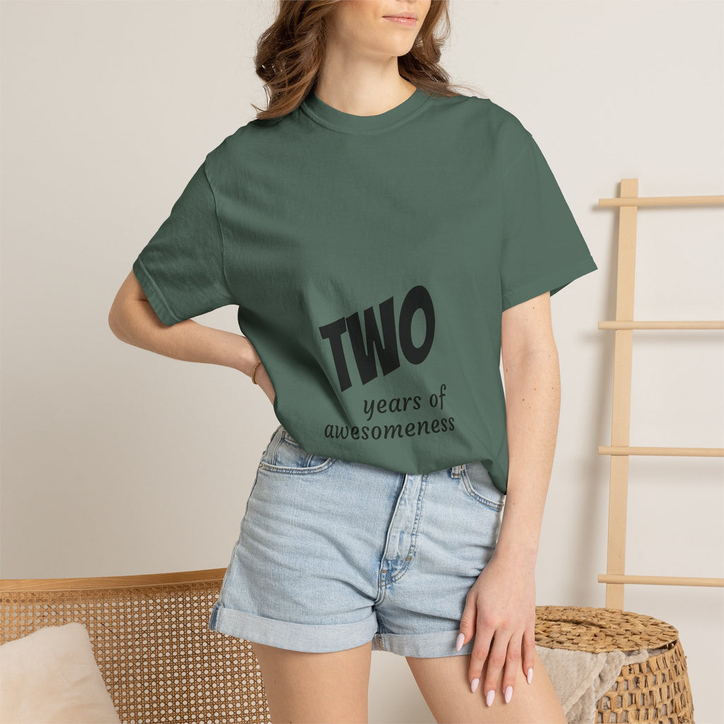 2 Years of Awesomeness T-Shirt — Toddler/Child 2nd Birthday Tee