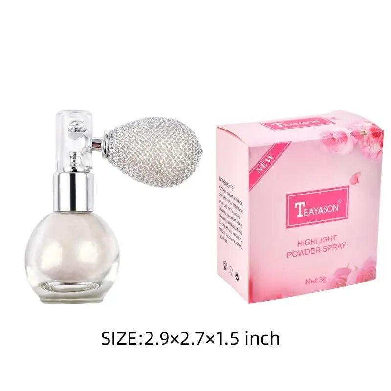 NNETM Sparkle Glitter Body Powder - Highlighter Spray Shimmer for Face and Body Makeup-1