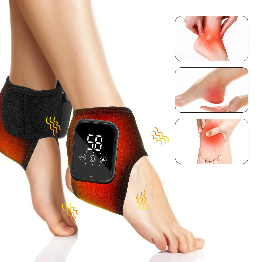 NNEOBA USB Rechargeable Ankle Massager Black-1