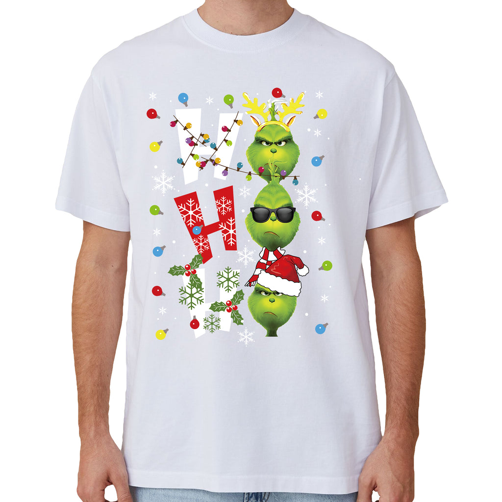 Cotton Christmas T-Shirt - Shrek Design 2XL