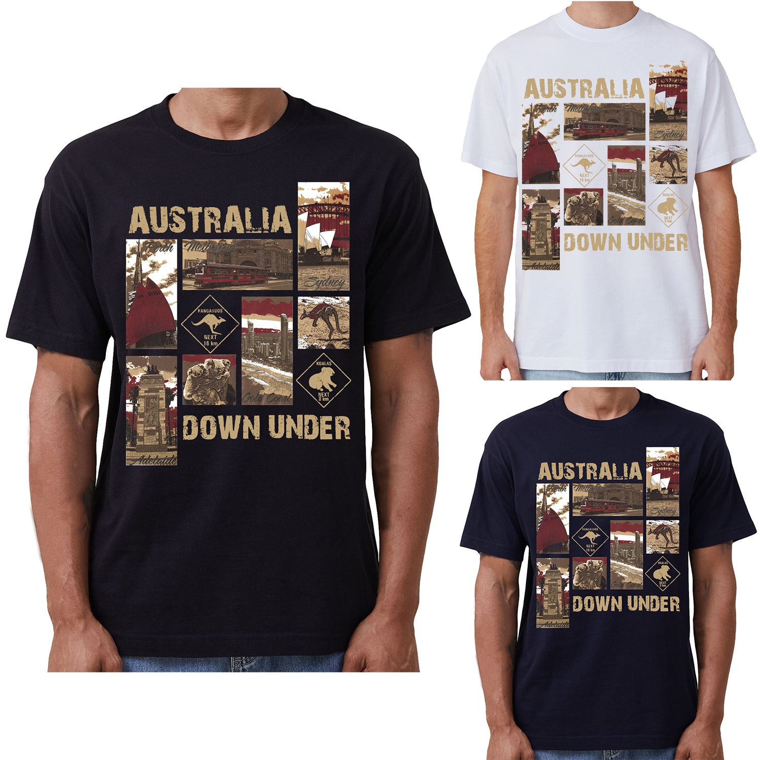 Cotton Australia Down Under 2XL