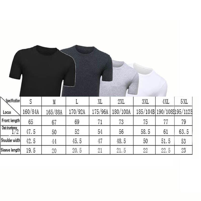 Men T-shirt Plain Blank Heavy Cotton Basic Tee Short Sleeve Large S - 5XL White - L