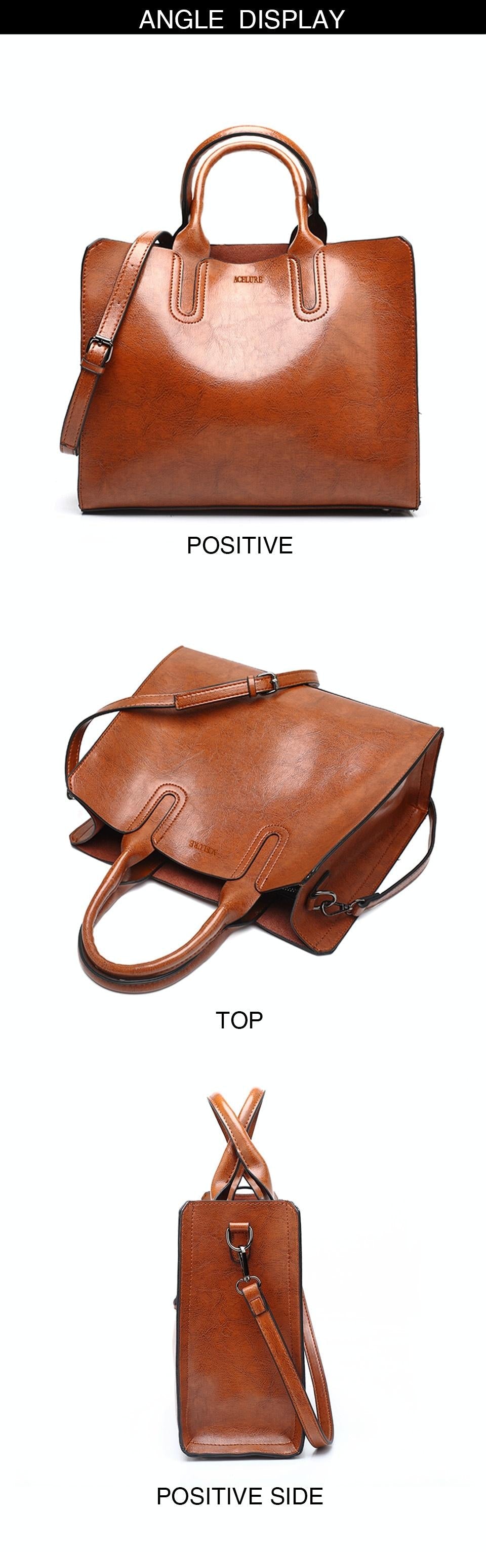 Large Casual Tote Bag for Women - Trunk Shoulder Handbag