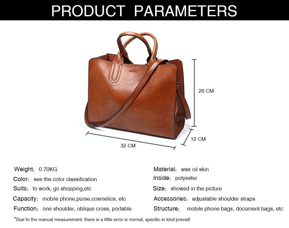 Large Casual Tote Bag for Women - Trunk Shoulder Bag