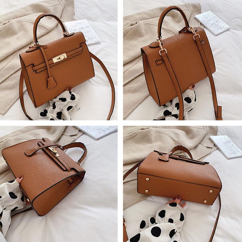 Stylish Winter Crossbody Bag for Women - Single Shoulder Kelly Design - Red