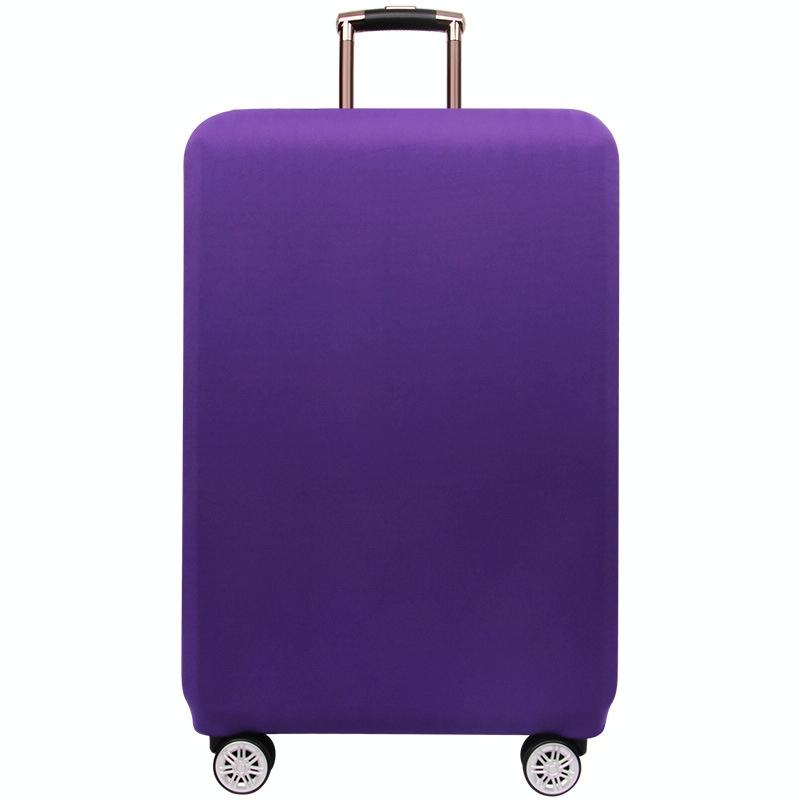 Stretch Luggage Protective Cover - Durable & Dust-proof - Size m - Black