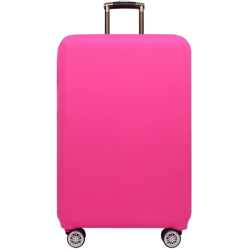 Stretch Luggage Protective Cover - Durable & Dust-proof - Size l - Black
