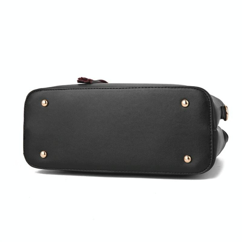 Women 2-in-1 Casual Messenger Bag - Large Capacity - Black
