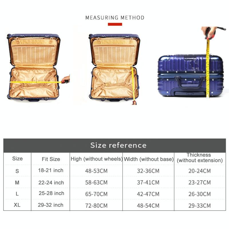 Stretch Luggage Dust-proof Cover - Durable & Protective - Size s - Coffee