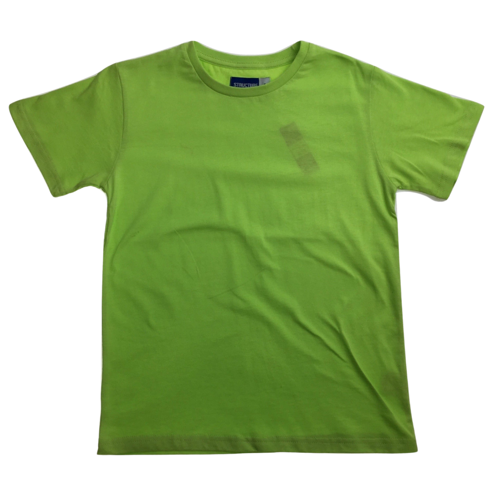 KIDS PLAIN T SHIRT COTTON Boys Girls 12