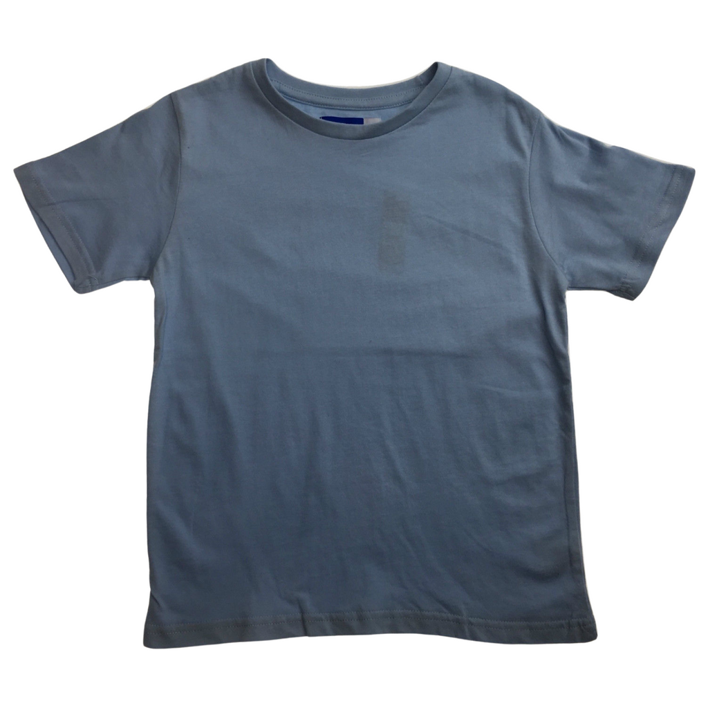 KIDS PLAIN T SHIRT COTTON Boys Girls 6