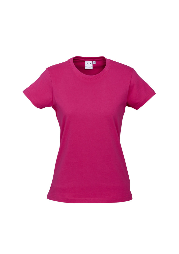 Women's Plain Cotton T-Shirt- 6