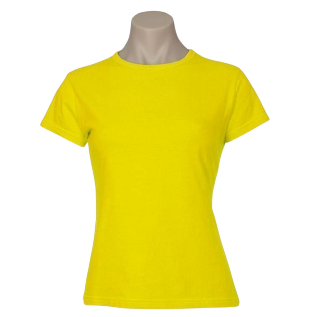 Women's Plain Cotton T-Shirt- 8
