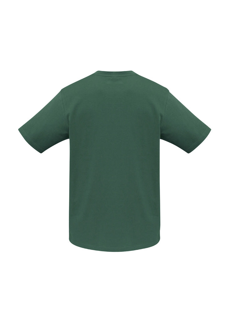 Plain T-Shirt 100% COTTON Basic Blank Tee Mens Ladies Casual BULK Adults - Bottle Green - S