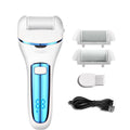 NNEDSZ Blue Rechargeable Electric Foot File Callus Remover with LED Display and USB Charging-0