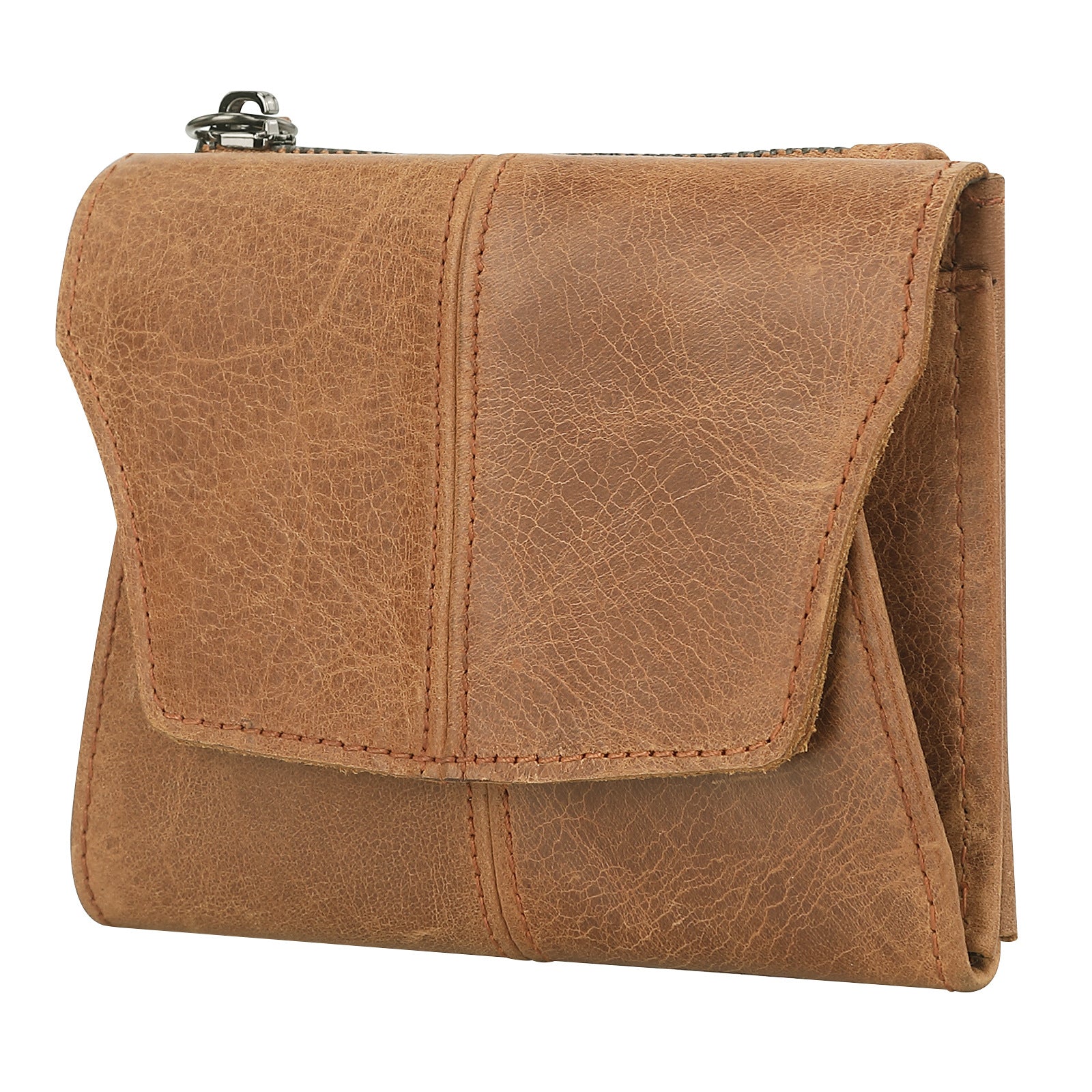 NNEDSZ Light Brown Genuine Leather Women's Wallet - Multifunctional Coin & Card Holder, Fashionable Card Box in Top-Grade Cowhide-0