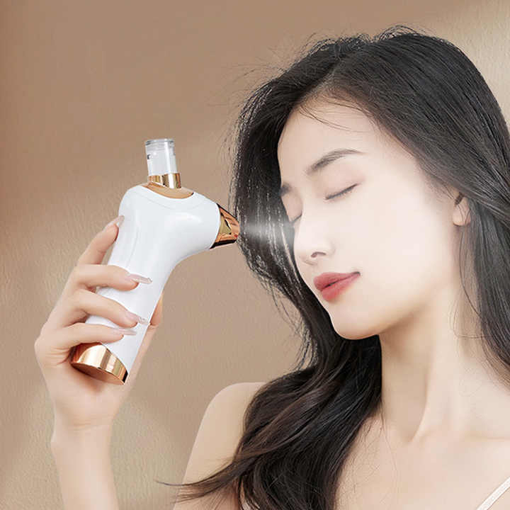 NNEDSZ White Portable Oxygen Injector for Face Hydration and Skin Rejuvenation, 40ml USB Rechargeable Atomizer-3