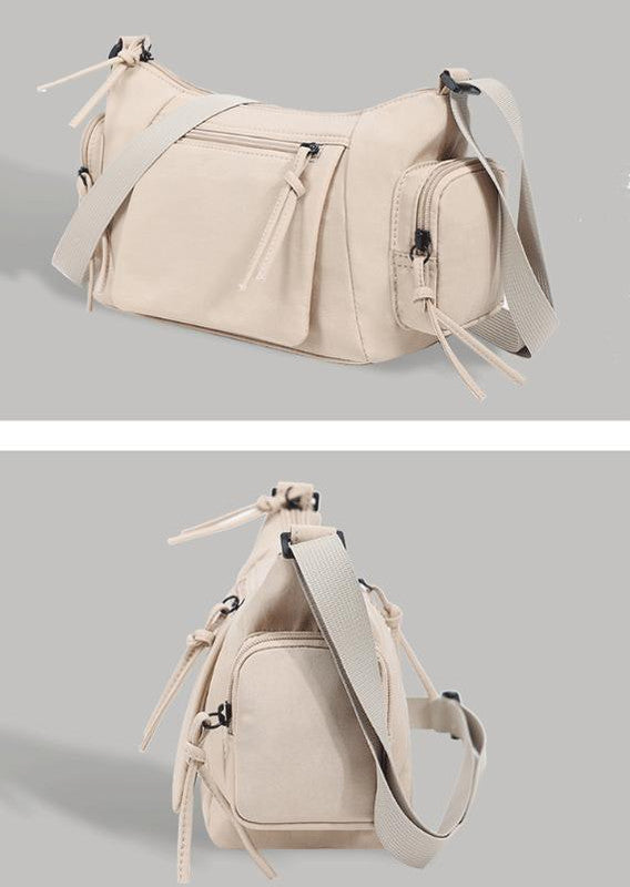 Green Chic Lightweight Multi-Pocket Oxford Crossbody Bag - Waterproof Retro Shoulder Bag for Women