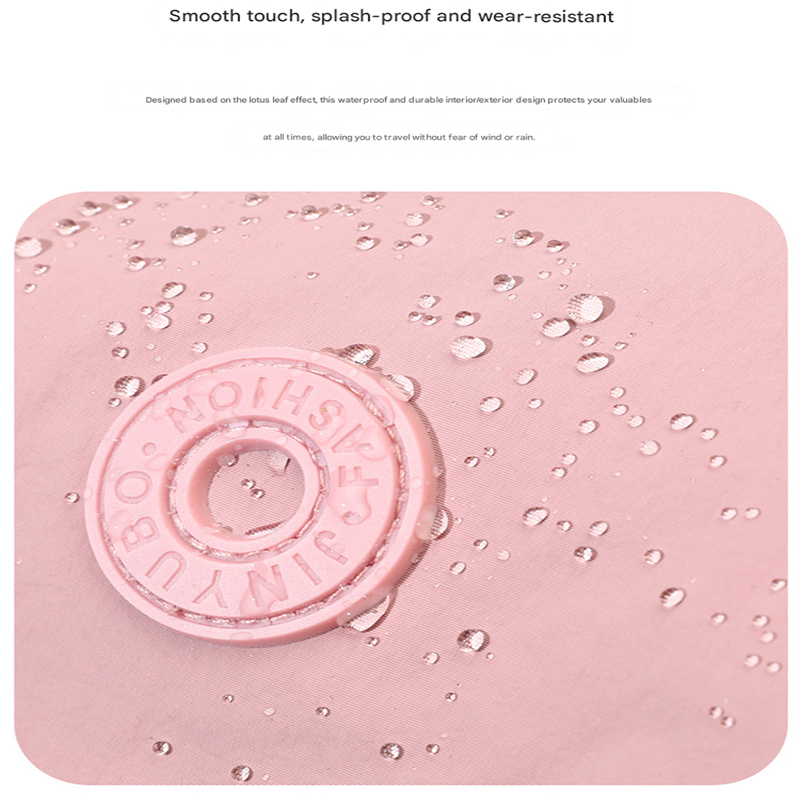 Pink Stylish & Lightweight Nylon Crossbody Bag for Women - Large Capacity Shoulder Hobo Bag with Water-Resistant Finish, Perfect for Travel & Daily Use