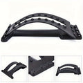 NNETM Back Magic Stretcher & Lower Lumbar Support - Spine Massager(Black)-0