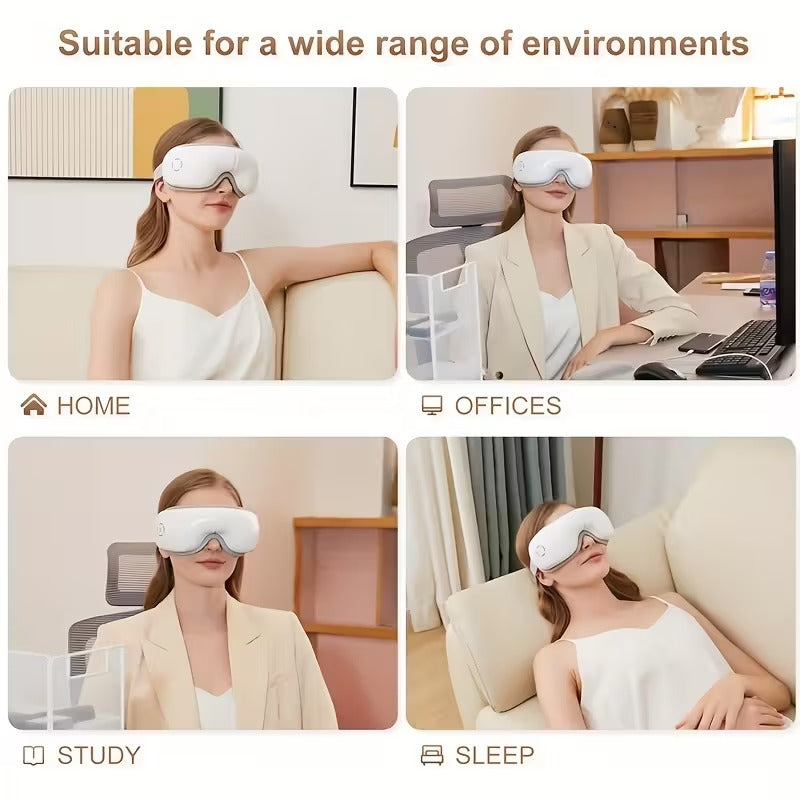 NNETM 4D Portable Eye Massager with Heat & Music-4
